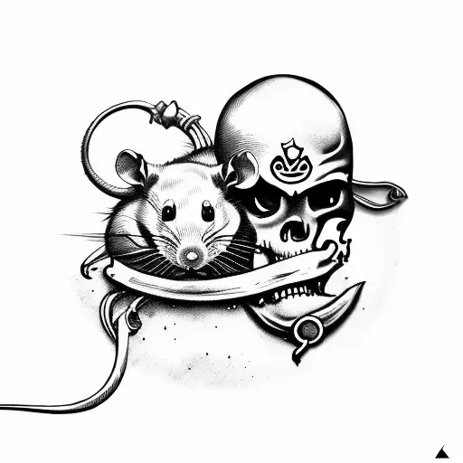 Rats Pirate Jolly Roger