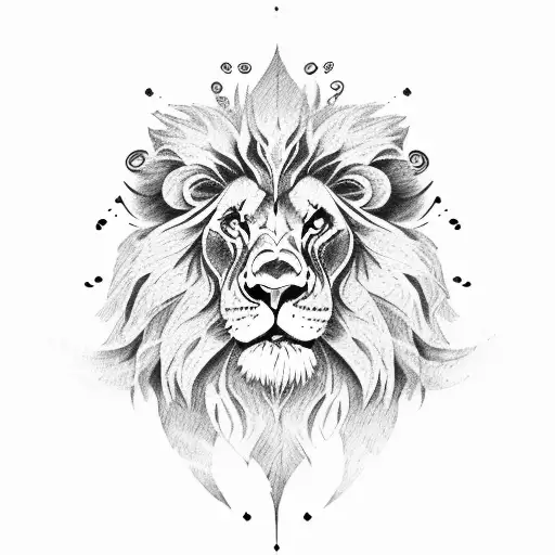 Rose Lion Moon Wings