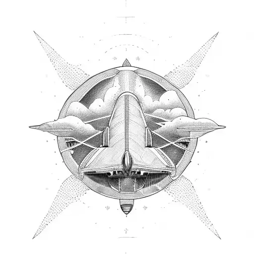 Airplane Clouds Discipline