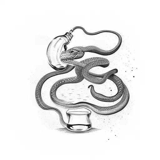 Snake Around Bottle