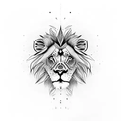 Lion Eye With Eyelashes