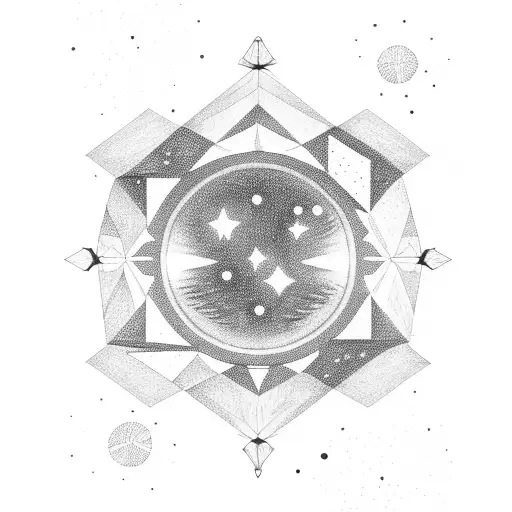 Constellation Of Stars Forming The Silhouette Of An Astronaut