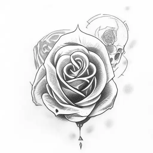 Skull Rose