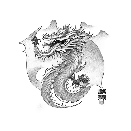 Liu Kang Dragon Tattoo Sleeve