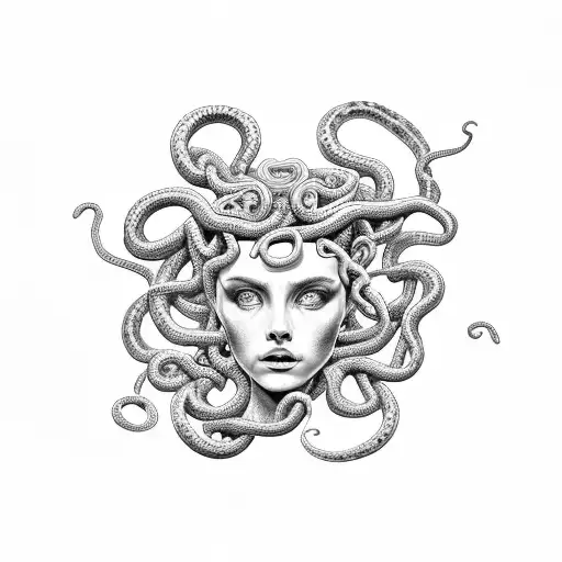 Medusa With Snakes
