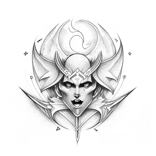 Lilith Symbol With Damon In It