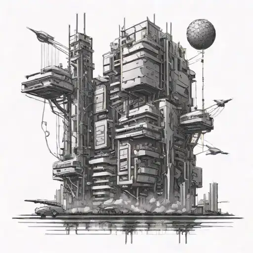 A Futuristic Cyberpunk Cityscape With Adrenaline-inducing Action Scenes