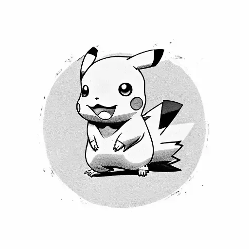 Pikachu In Male Pinup Style