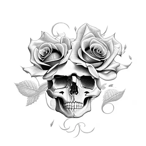 Rose And Skull