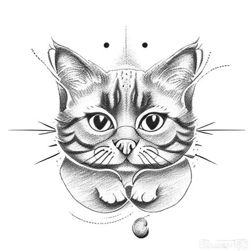 A Cat And Dog Playing A Video Game Together In A Sketch-style Design