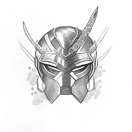 Loki Helmet With Flowers