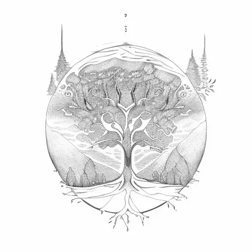 Tree Of Life With Bible Branches