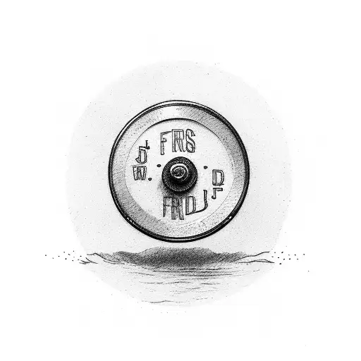 A Weightlifting Barbell Forming The Word 'Friends'