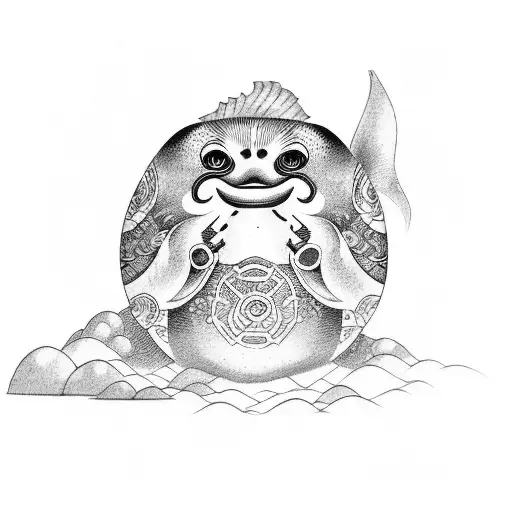 Daruma Ruede Coy Fish