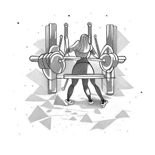 A Group Of Friends Lifting Weights Together