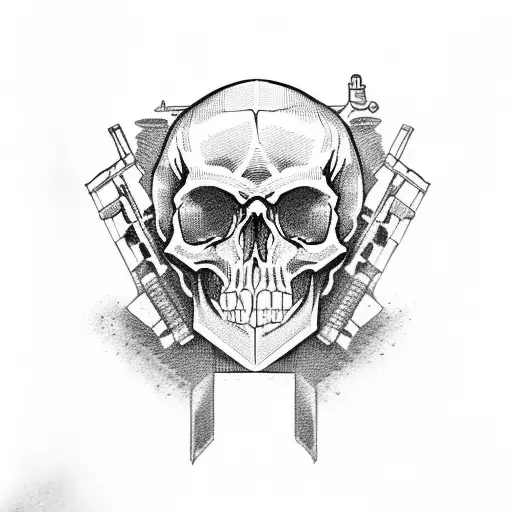 Skull And Guns