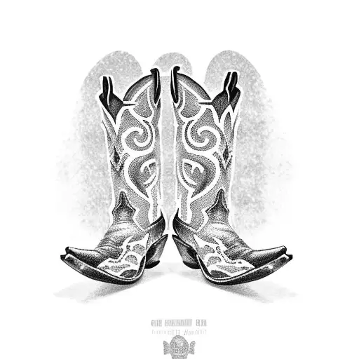 Cowboy Boot With Card