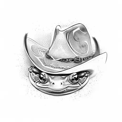 Toad Wearing A Cowboy Hat