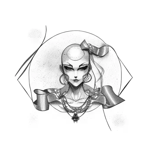 Closed Fist With A Broken Chain And A Ribbon Wrapped Around It