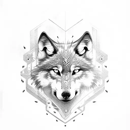 Wolf Warrior Phoenix Nature