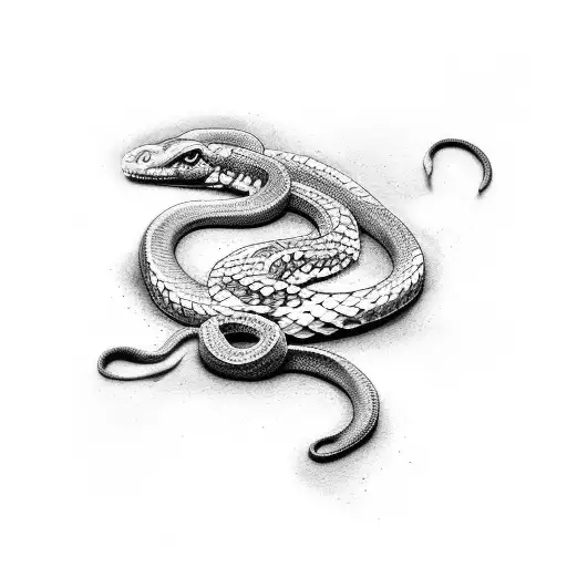 Snake And Knife