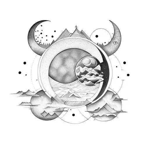 Shapes With The Moon Phases