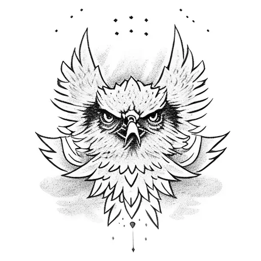 Eagle Carrying War Tags