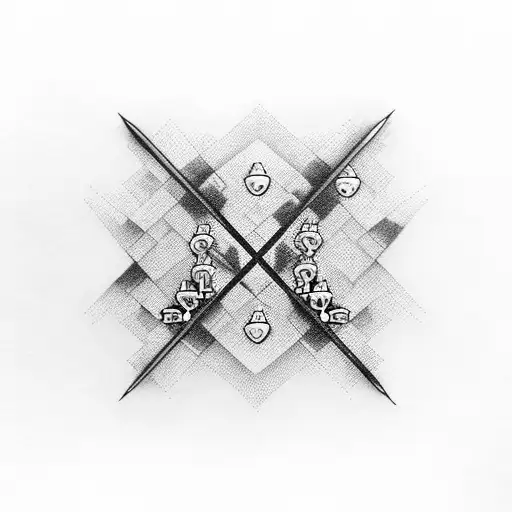 Business Graph Made Of Chess Pieces