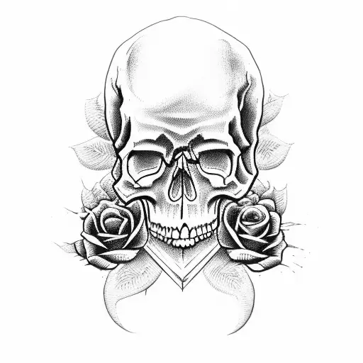 Skull And Roses