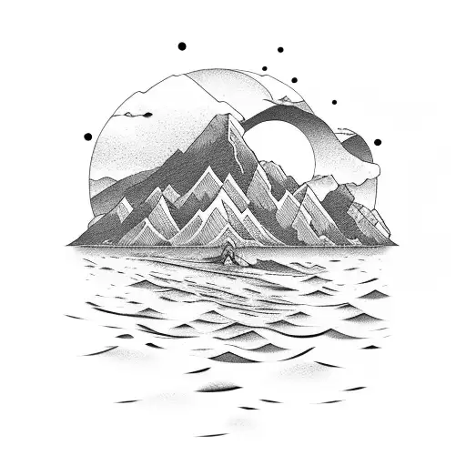 Couple Beach And Montains