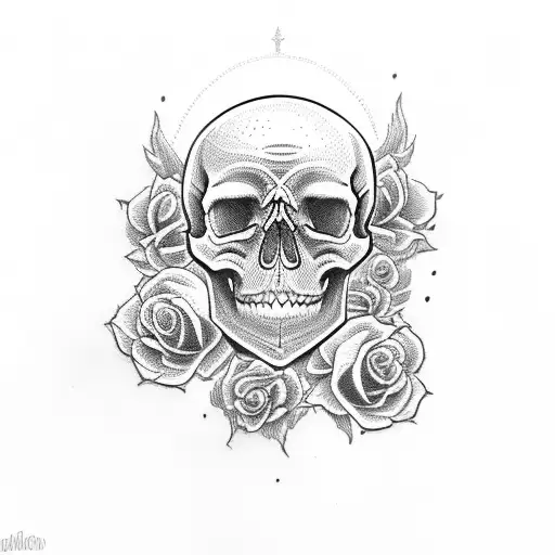 Skull And Roses