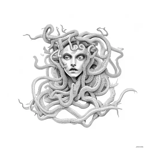 Medusa On Back