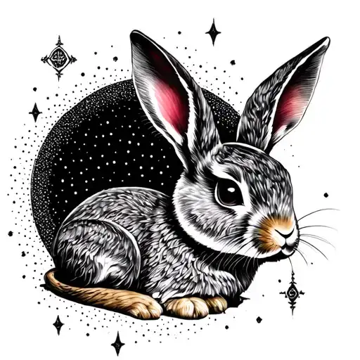 Libra Zodiac With Bunny