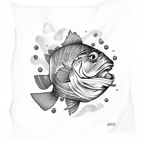 Fish And Chips Served On A Beach Towel