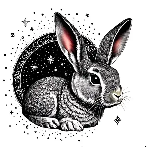 Libra Zodiac With Bunny