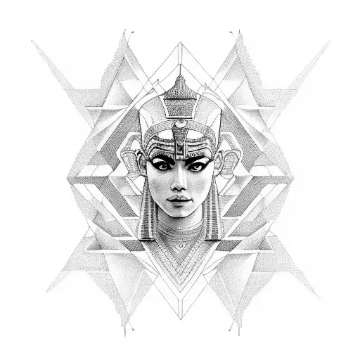 Geometric Egyptian Sleeve