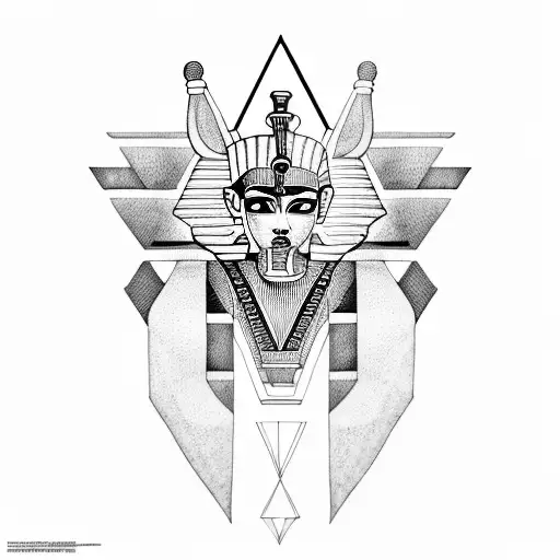 Geometric Egyptian Sleeve