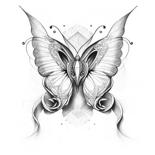 An Open Book With Butterfly Wings