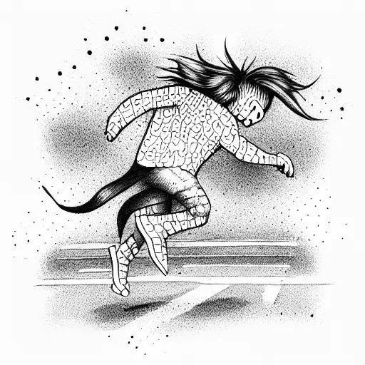 Killer Running Down The Dark Street