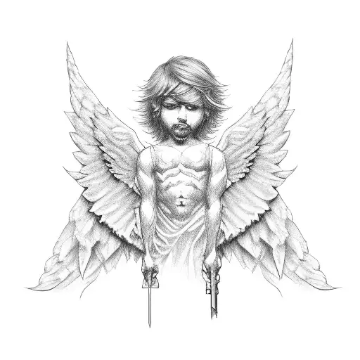 Male Guidance Angel With 333
