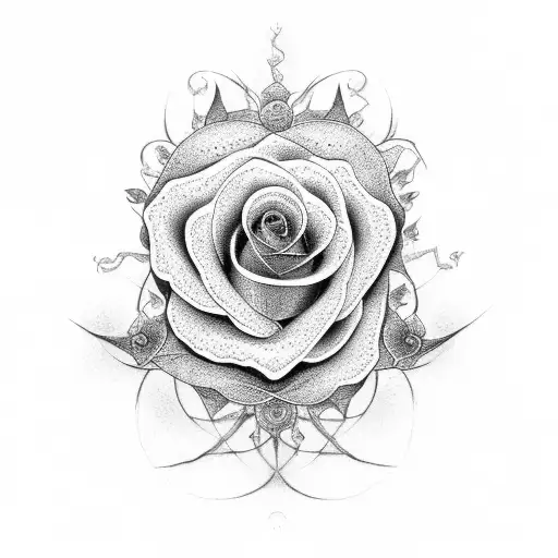 Tree Of Life And A Rose Of The Winds