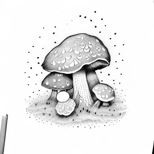 Fairy Mushroom Umbrella