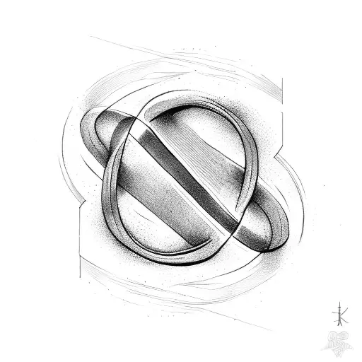 Infinity Symbol With Alphabet A And Y