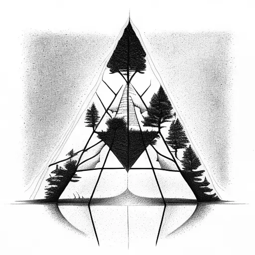 A Tree Grows From The Earth