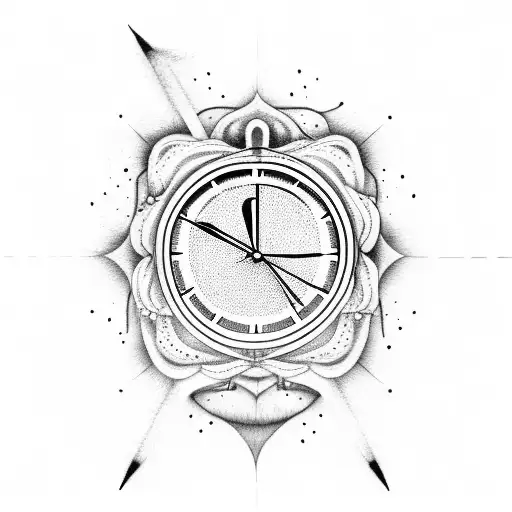 Clock With Baby Feet And Birth Time