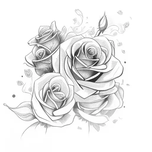 A Vintage Car With A Barber Pole Racing Through A Field Of Roses