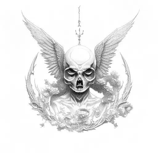 Alexandre Cabanel Fallen Angel Table Anime