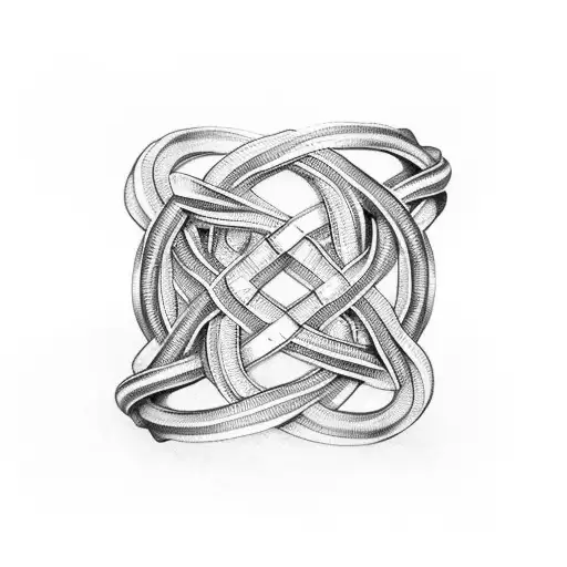 Intricate Number 712 Intertwined With A Bracelet Design