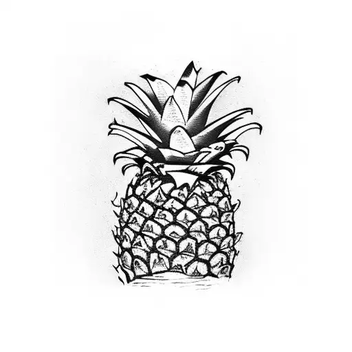 Palm Tree And A Pineapple