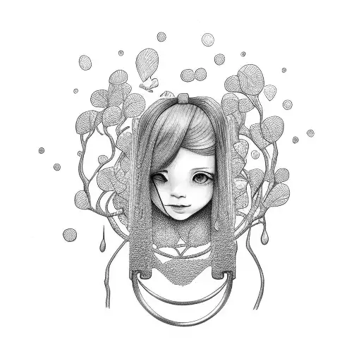 Girl In A Swing Tree